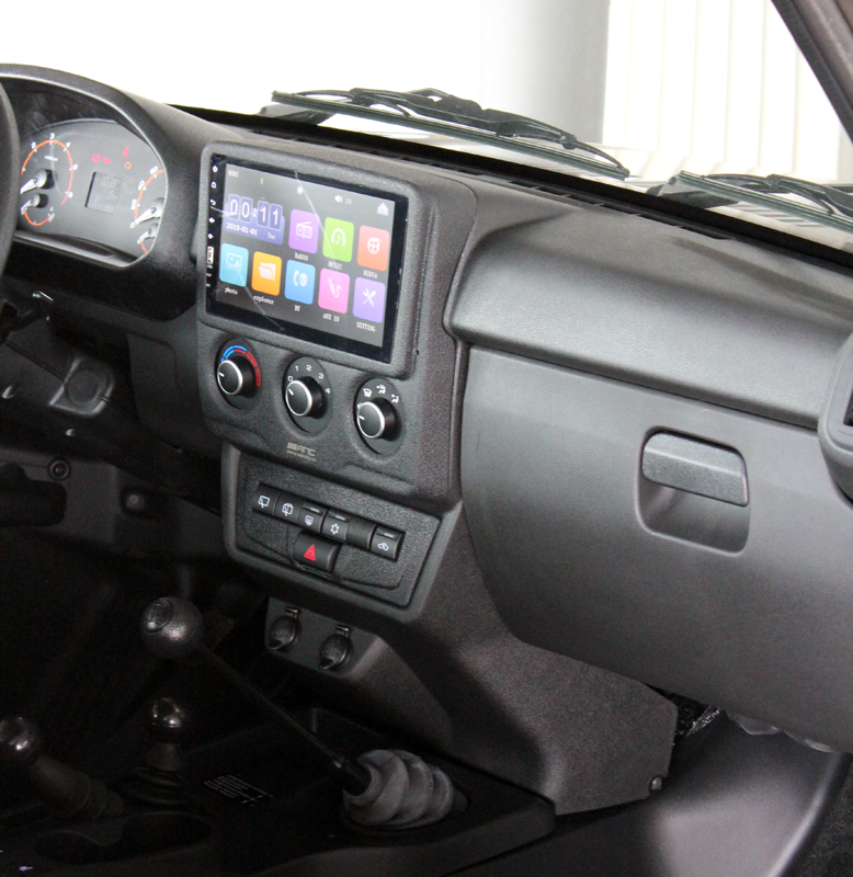 Transitional frame for a 9-inch radio (instrument panel console)LADA NIVA LEGEND - Miles Car parts & accessories