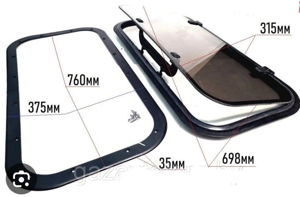 "Manual pop-up universal sunroof for any car 750mm x 360mm" (29.52inch x 14.17inch) (Bundle 2pcs) - Miles Car parts & accessories