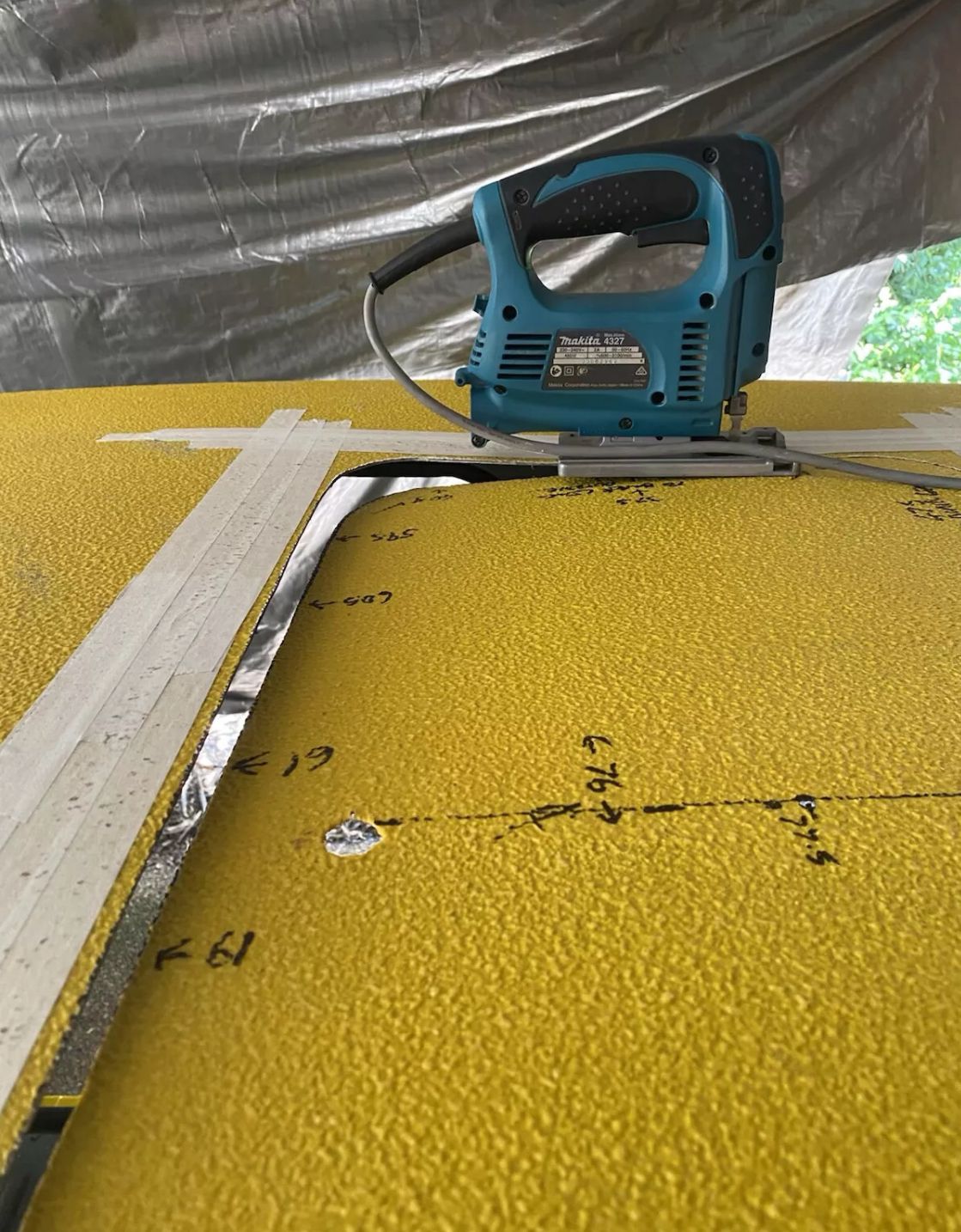 Manual pup-up Car Sunroof (800mm х 426mm) (31.49inch x 16.77inch) - Miles Car parts & accessories