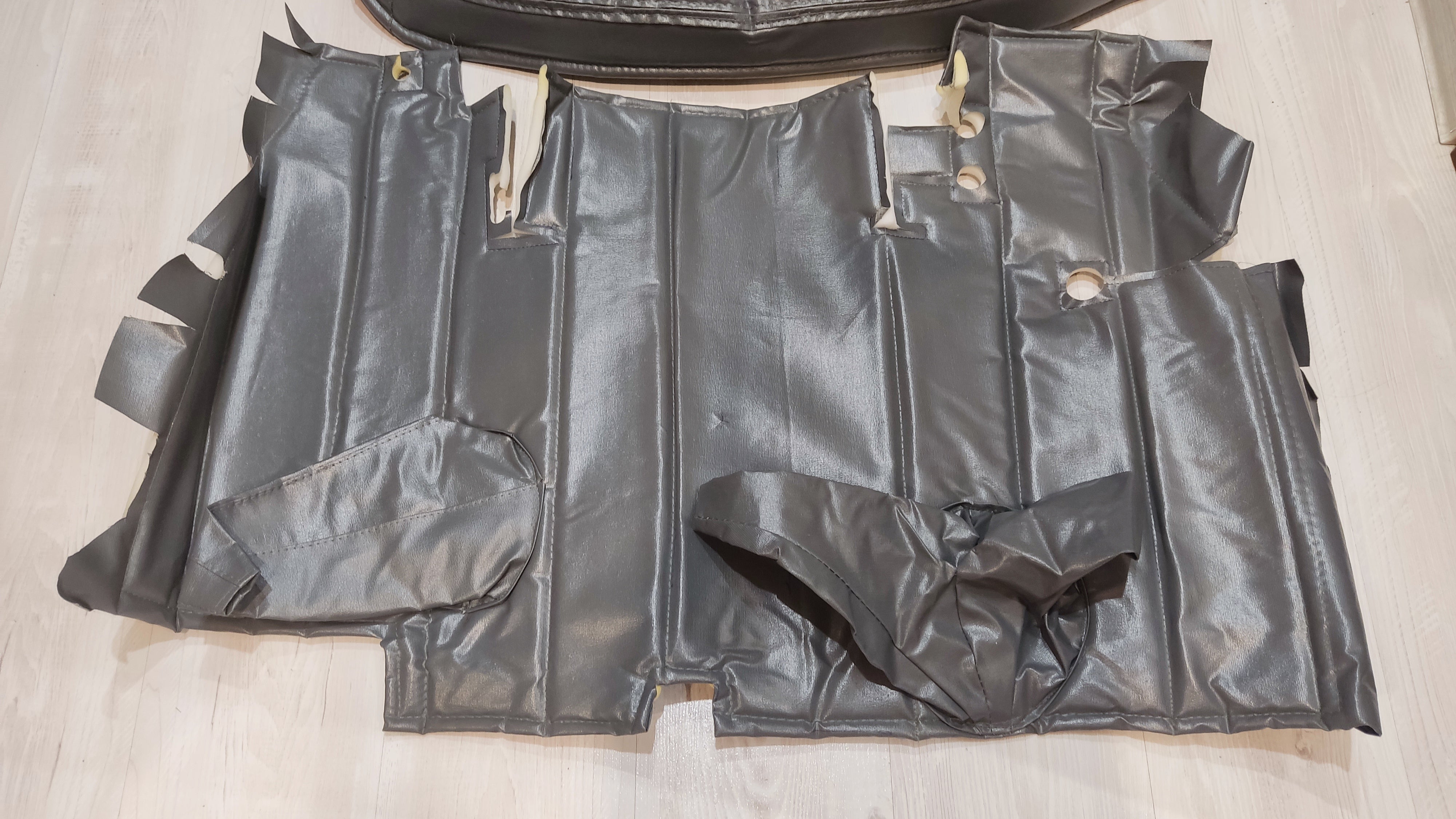 Cover kit for levers and hood UAZ 452 Buhanka (Gray) 3741-00-8402001-12