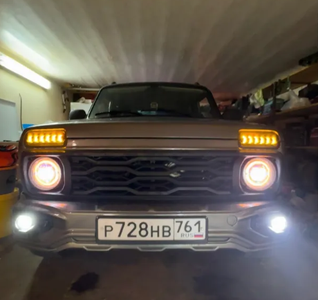 Front marker lights "LED" Lada 4x4 Niva (055-YW)