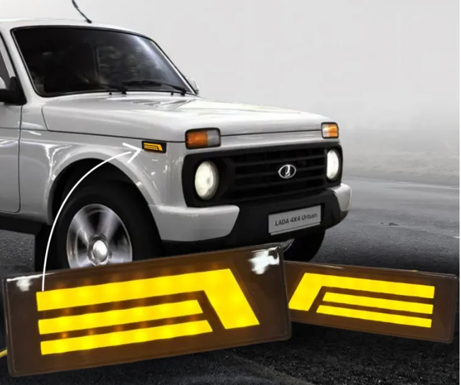 Turn signal repeater "LED" Lada 4x4 Niva (N008)