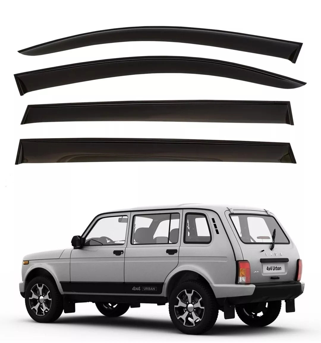 Deflectors for windows Lada 2131 NIVA - Miles Car parts & accessories