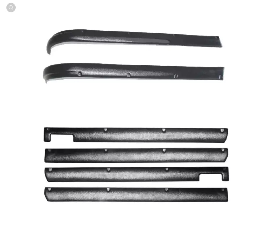 Door and rear fender plastic trims (moldings) UAZ 469, 3151, Hunter (6 pcs) - Miles Car parts & accessories