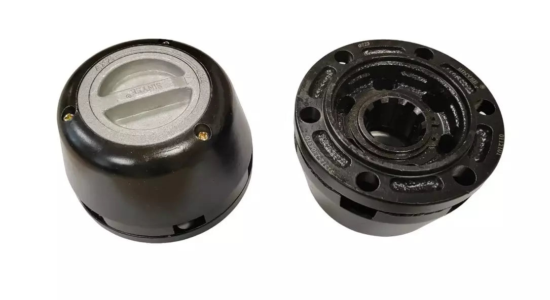 Front axle manual locking hub 4x4 UAZ Hunter, Buchanka (2 pcs)(sinyee whith cap) - Miles Car parts & accessories