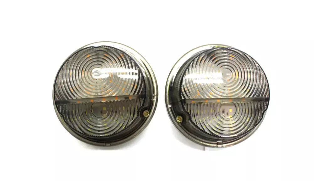 Front Parking Lights tinted LED UAZ Hunter, Buchanka, 469 (kit 2pc) - Miles Car parts & accessories