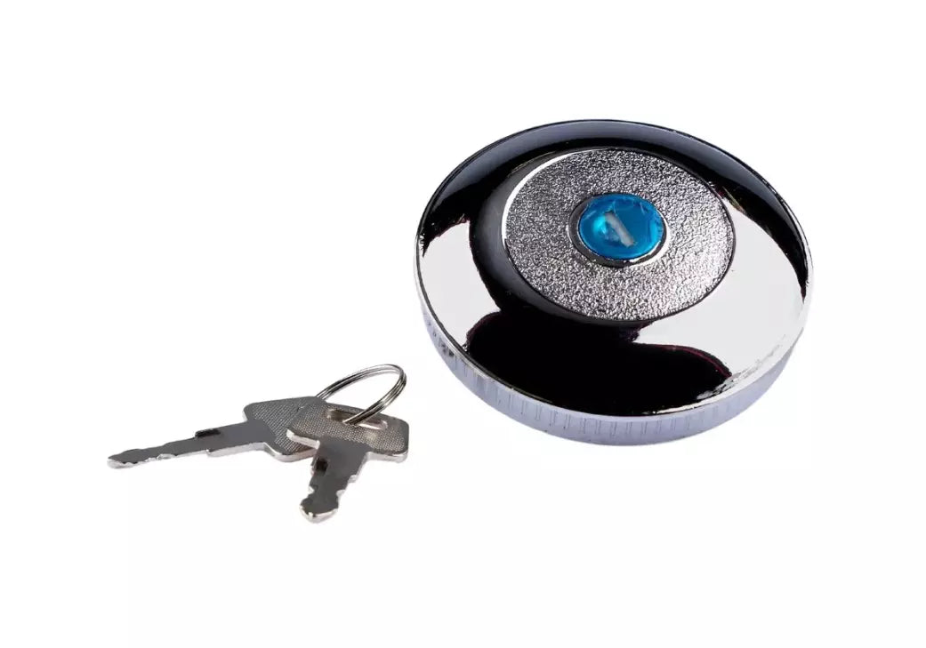 Fuel tank cap with key (chrome) UAZ 452, Bukhanka (2 pcs) - Miles Car parts & accessories