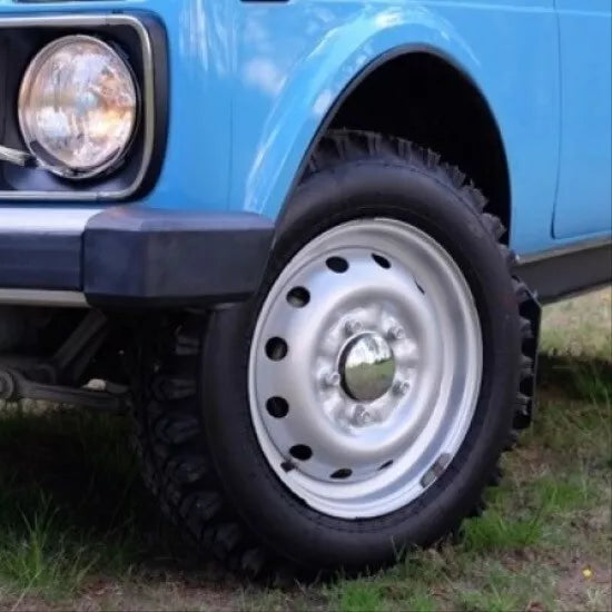 Hub caps metal chrome LADA NIVA 4x4 (kit 4pc) - Miles Car parts & accessories