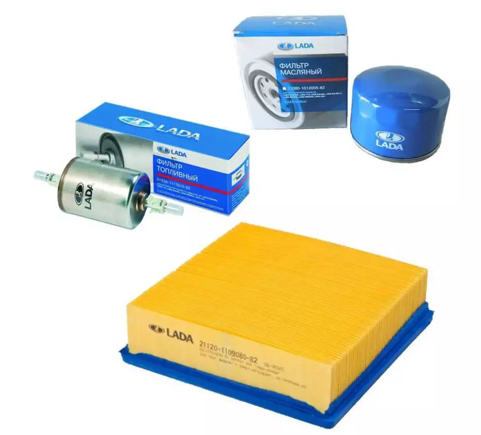 LADA NIVA 21214 Filter kit (air, oil, fuel) - Miles Car parts & accessories