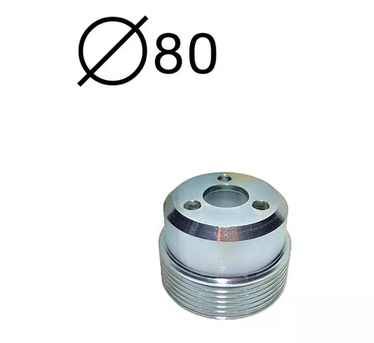 Pulley water pump (aluminum) 80mm, UAZ Hunter, Bukhanka 2,7L - Miles Car parts & accessories