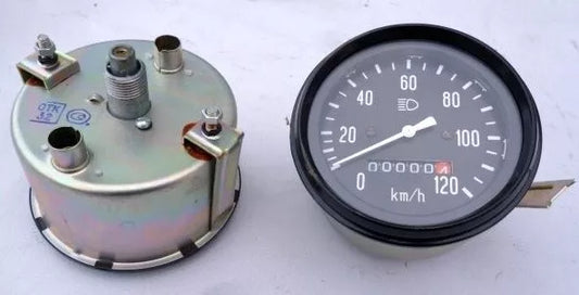 Speedometer UAZ 469, 452, GAZ, ZIL-131, URAL (16.3802010) Diameter 100mm - Miles Car parts & accessories