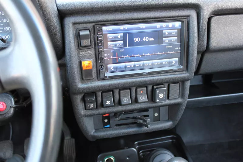 Transitional frame for 2DIN radio (instrument panel console) LADA NIVA 4x4 - Miles Car parts & accessories