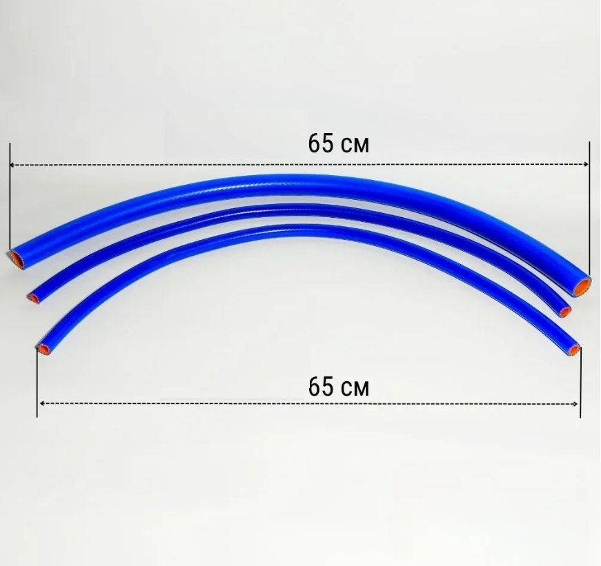Set of expansion tank pipes silicone UAZ Hunter, Patriot (3pcs) 3163-1311098-00