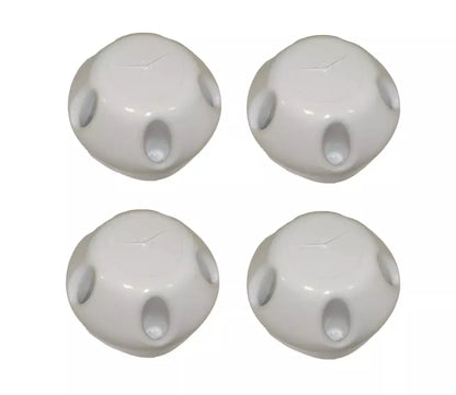 UAZ Hunter, Bukhanka, Patriot wheel caps "white" (set of 4pcs) - Miles Car parts & accessories