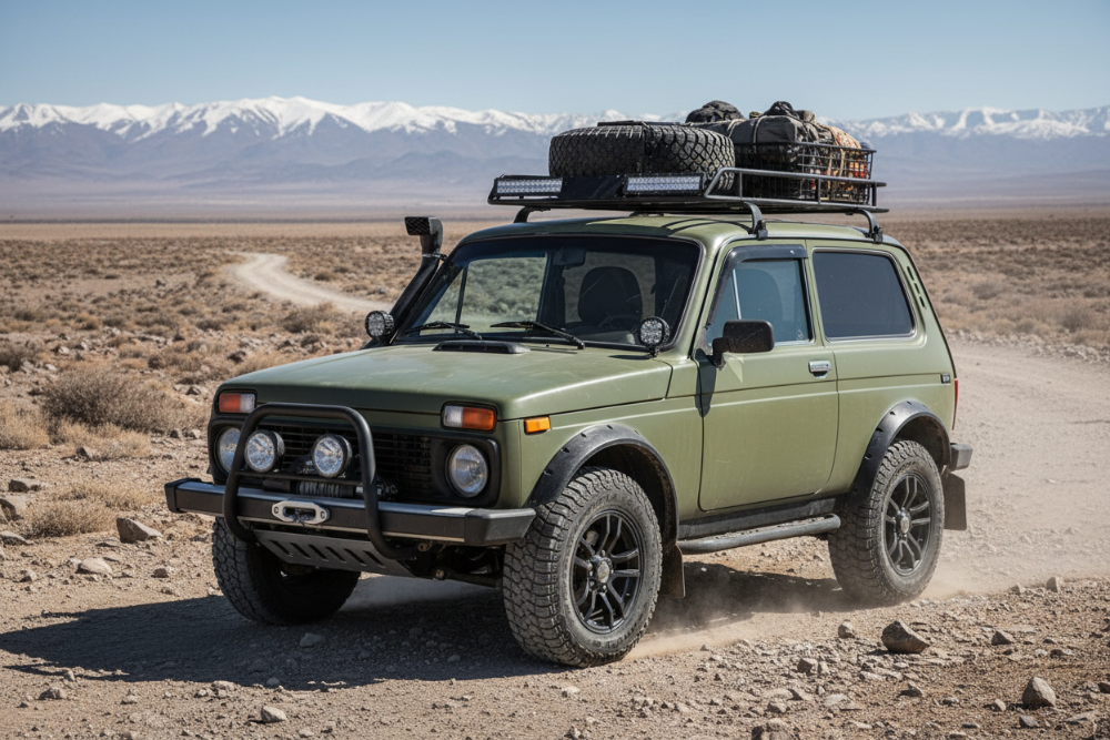lada niva equiped with full accessories