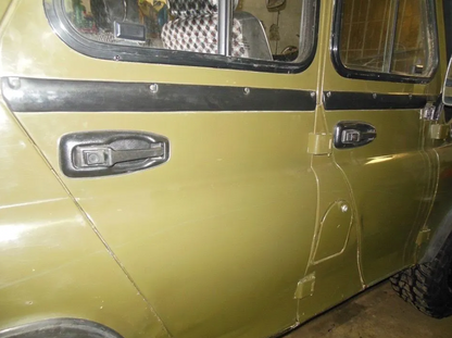 Door plastic trims (moldings) UAZ 469, 3151, Hunter (4 pcs) - Miles Car parts & accessories