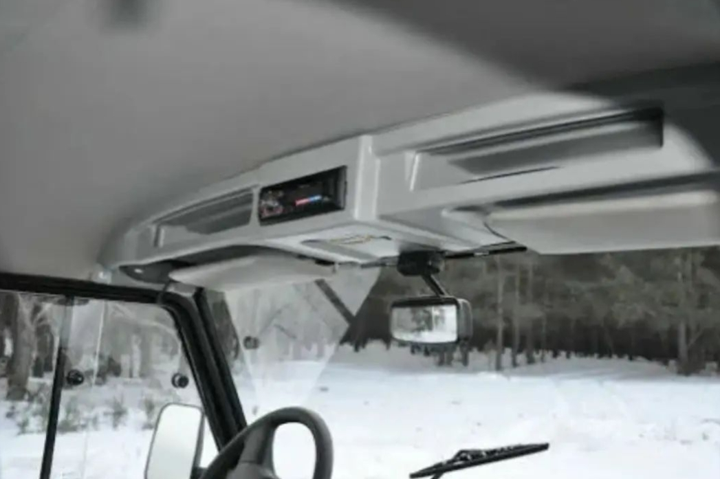Car Shelf for radio and speakers for UAZ HUNTER (special offer) - Miles Car parts & accessories