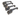Exterior door handles (narrow) UAZ 469, 3151, Hunter (4 pc) - Miles Car parts & accessories